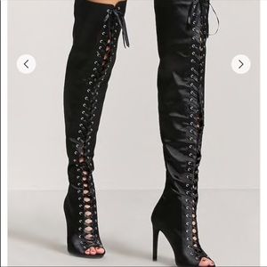 Above the knee high boots ✨